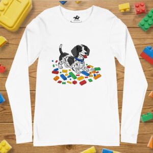 Dachshund Building Blocks Long Sleeve Shirt