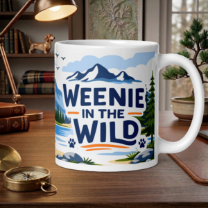 Dachshund Hiking Ceramic Mug