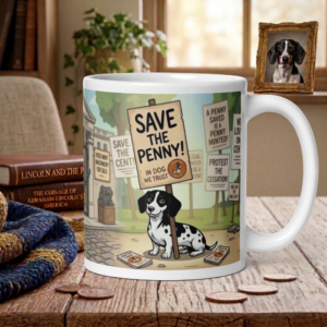 Abraham Lincoln Dachshund Penny Ceramic Mug