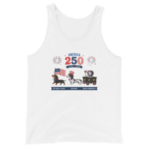 America 250 Dachshund Patriotic Tank Top
