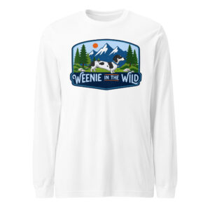 Weenie in the Wild | Dapple Dachshund Unisex Long Sleeve Shirt