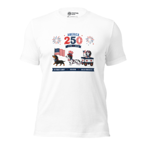 America 250 Dachshund Patriotic T-Shirt